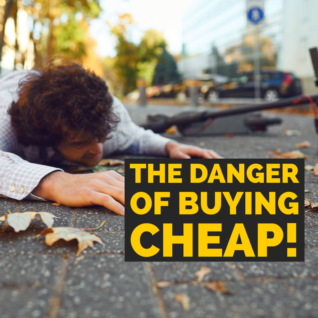 Why you shouldn't just buy the cheapest e-scooter or e-bike you can find!