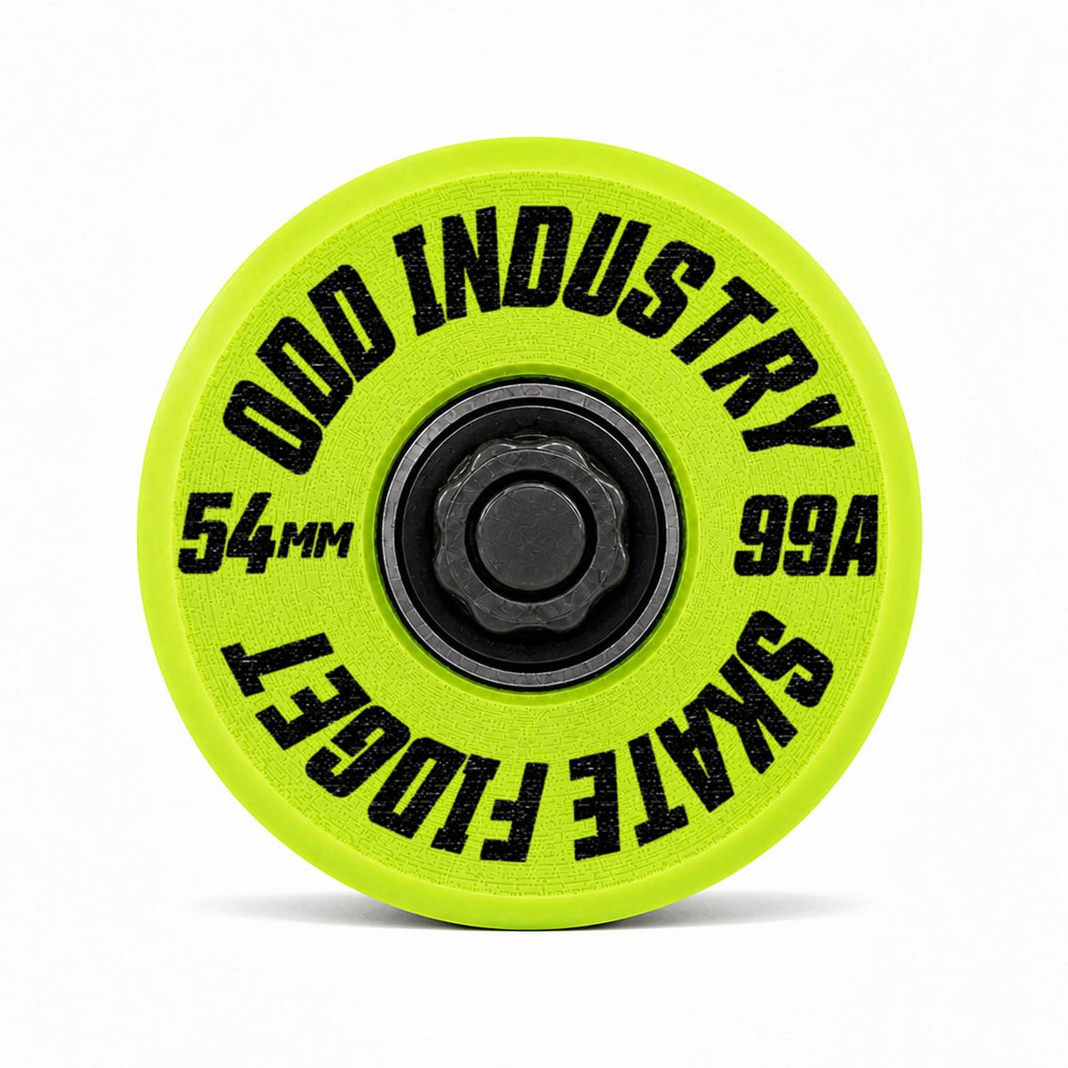 Odd Industry 54mm Skate Wheel Fidget Spinner – Acid Green - Beyond PEV