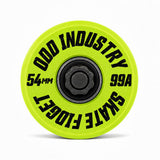 Odd Industry 54mm Skate Wheel Fidget Spinner – Acid Green - Beyond PEV