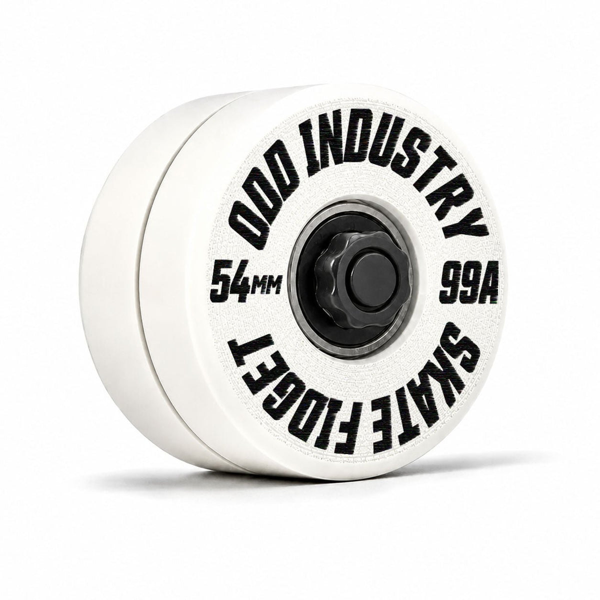 Odd Industry 54mm Skate Wheel Fidget Spinner – White - Beyond PEV