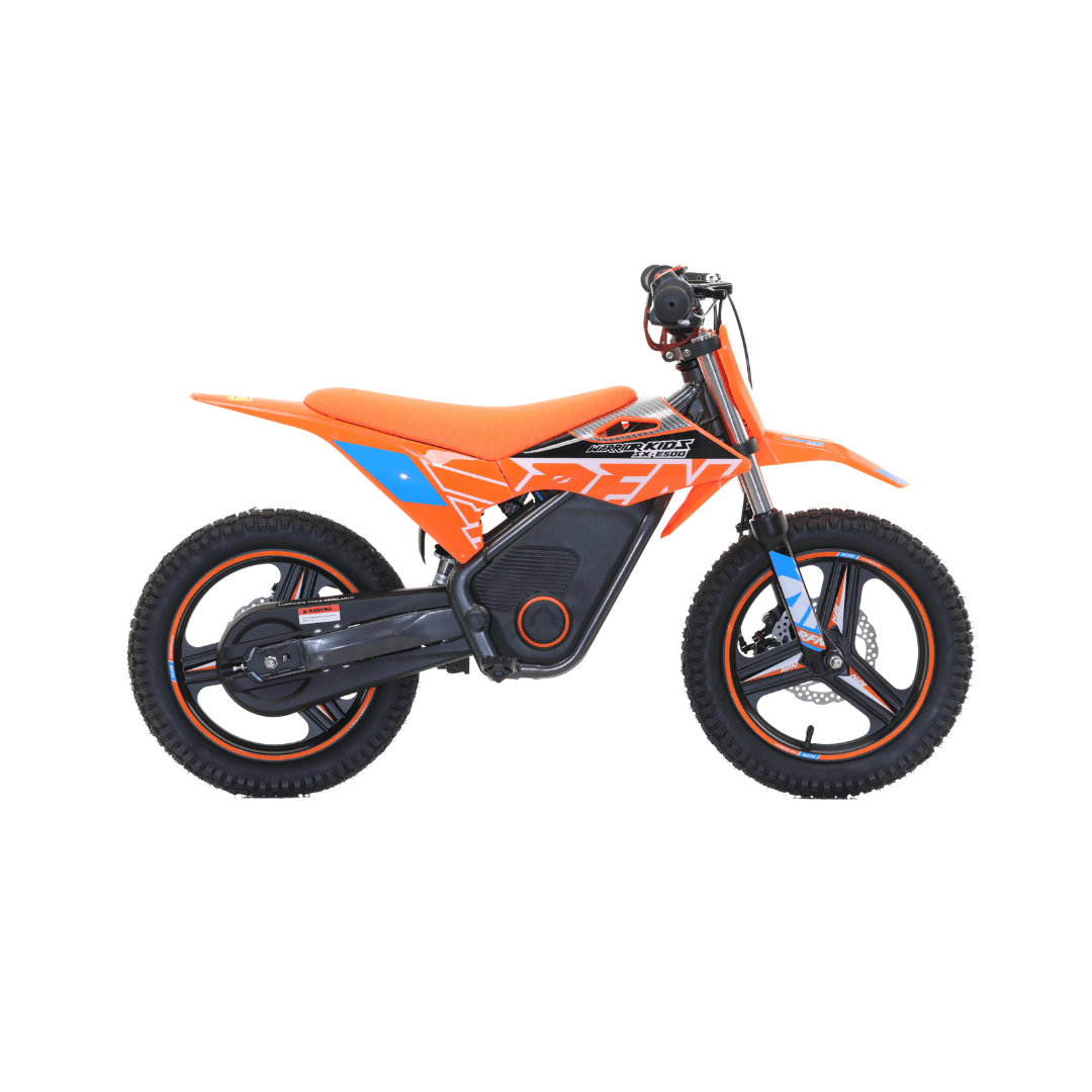 RFN Warrior SX-E500 Electric Bike - Orange/Blue - Beyond PEV