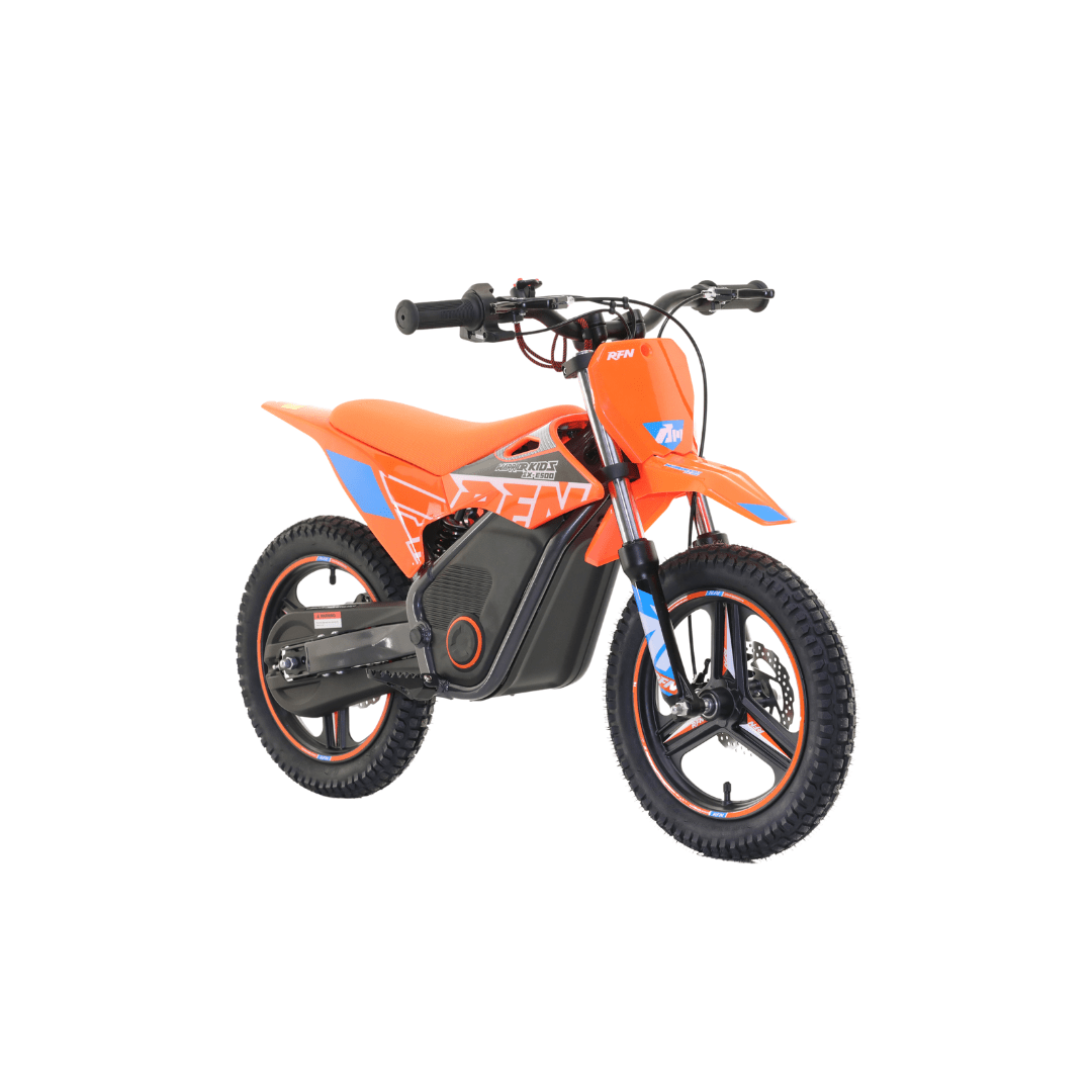 RFN Warrior SX-E500 Electric Bike - Orange/Blue - Beyond PEV