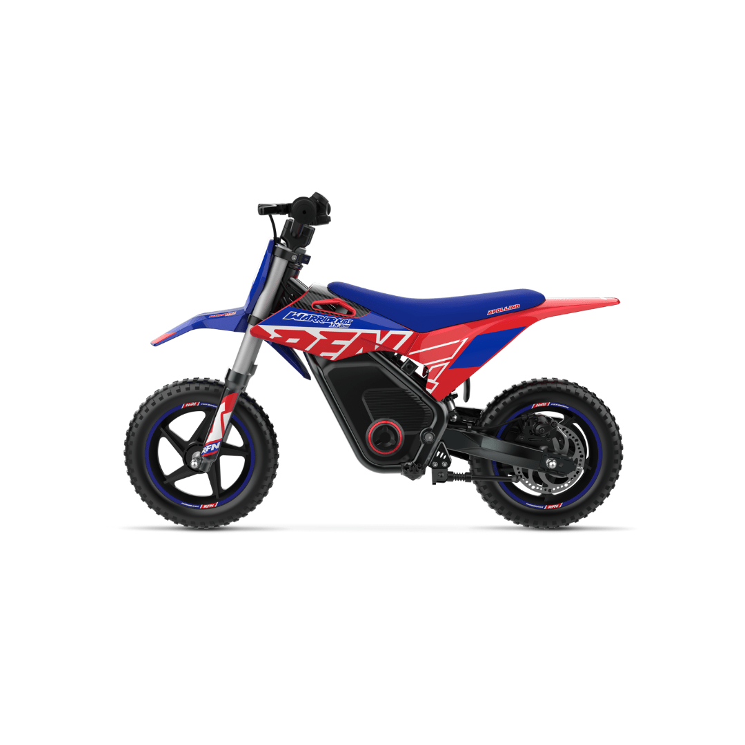 RFN Warrior SX-E400 Electric Bike - Blue/Red - Beyond PEV