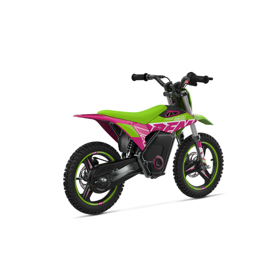 RFN Warrior SX-E400 Electric Bike - Green/Pink - Beyond PEV