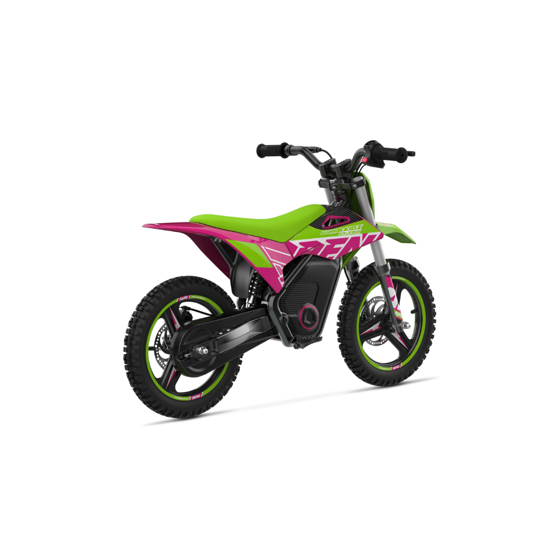 RFN Warrior SX-E400 Electric Bike - Green/Pink - Beyond PEV