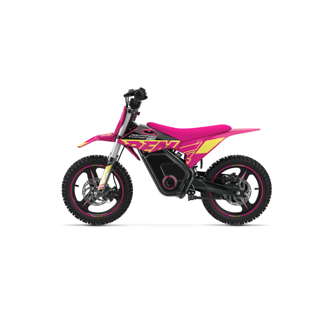 RFN Warrior SX-E400 Electric Bike - Pink/Yellow - Beyond PEV