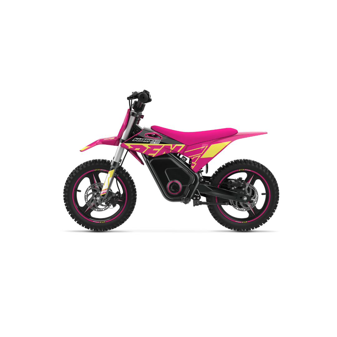 RFN Warrior SX-E400 Electric Bike - Pink/Yellow - Beyond PEV