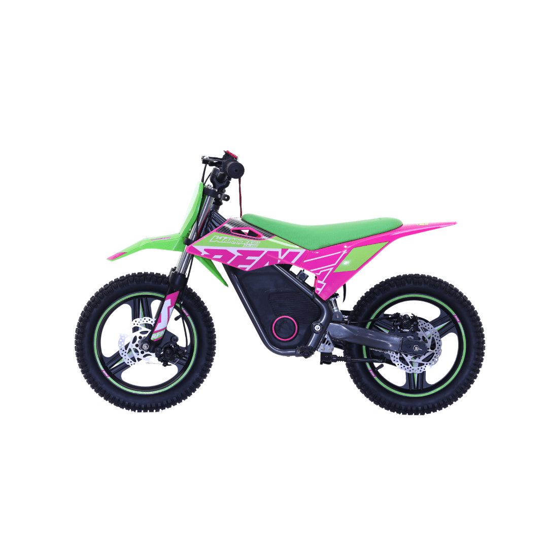 RFN Warrior SX-E500 Electric Bike - Green/Pink - Beyond PEV