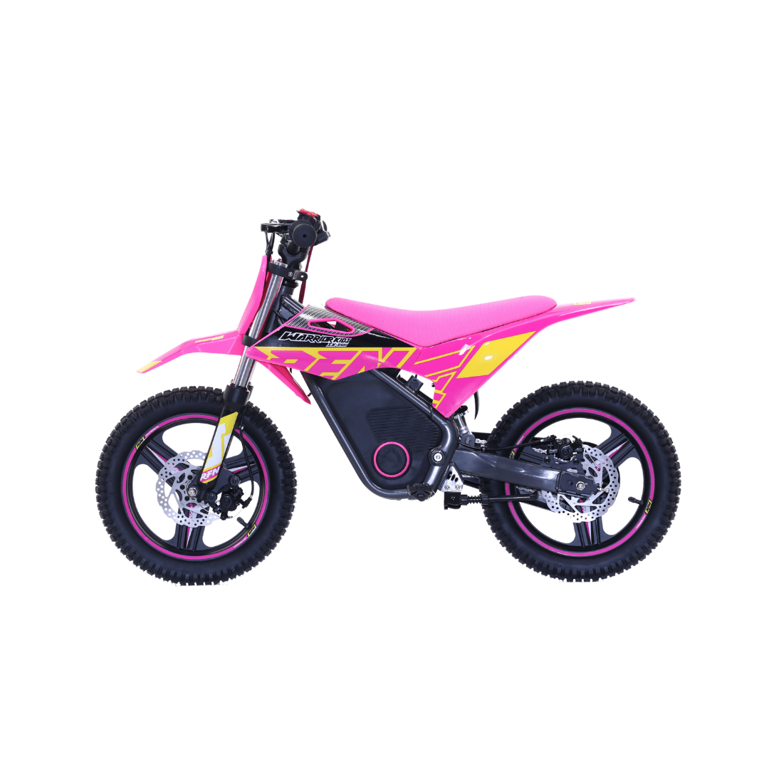 RFN Warrior SX-E500 Electric Bike - Pink/Yellow - Beyond PEV