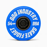 Odd Industry 54mm Skate Wheel Fidget Spinner – Electric Blue