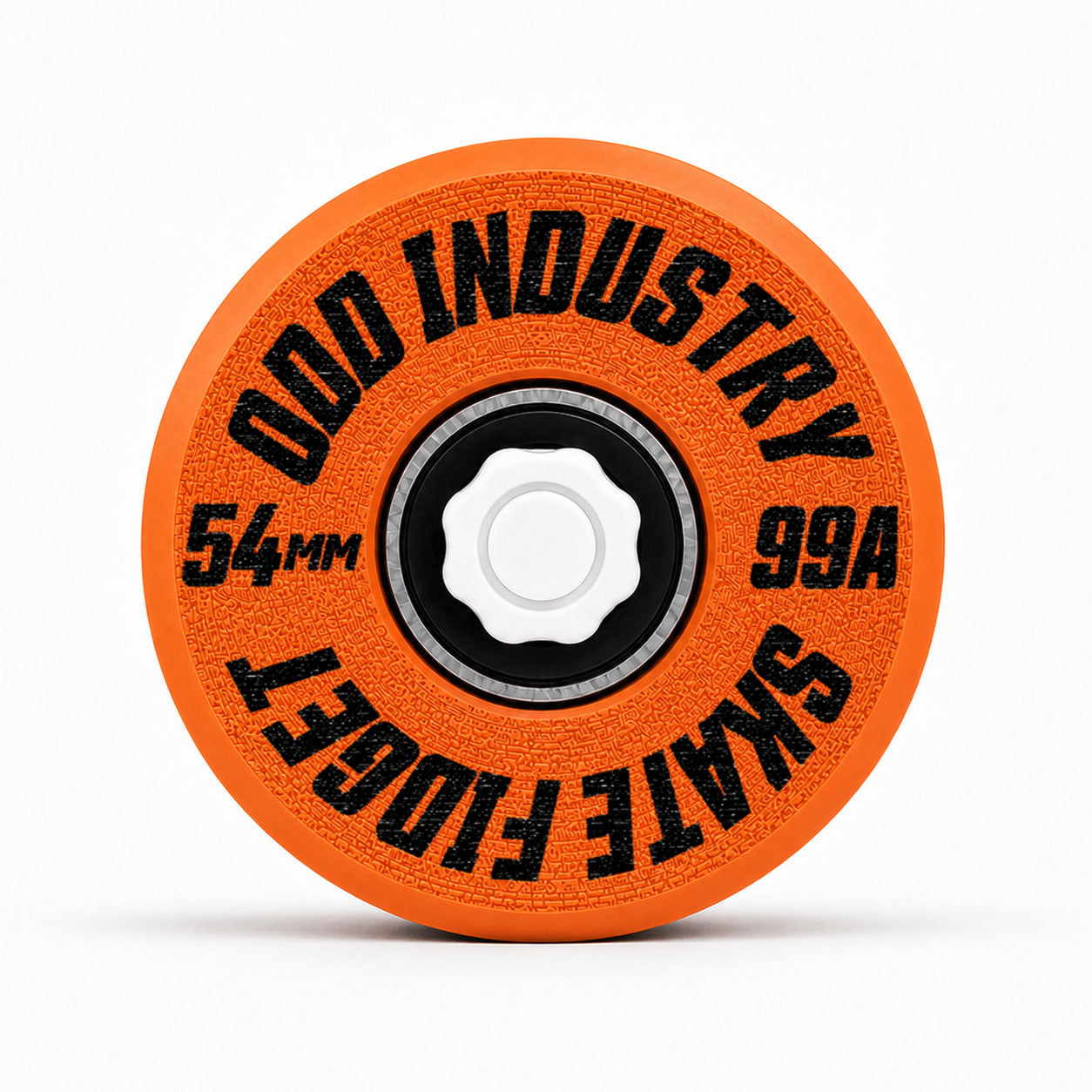 Odd Industry 54mm Skate Wheel Fidget Spinner –Orange