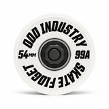 Odd Industry 54mm Skate Wheel Fidget Spinner – White