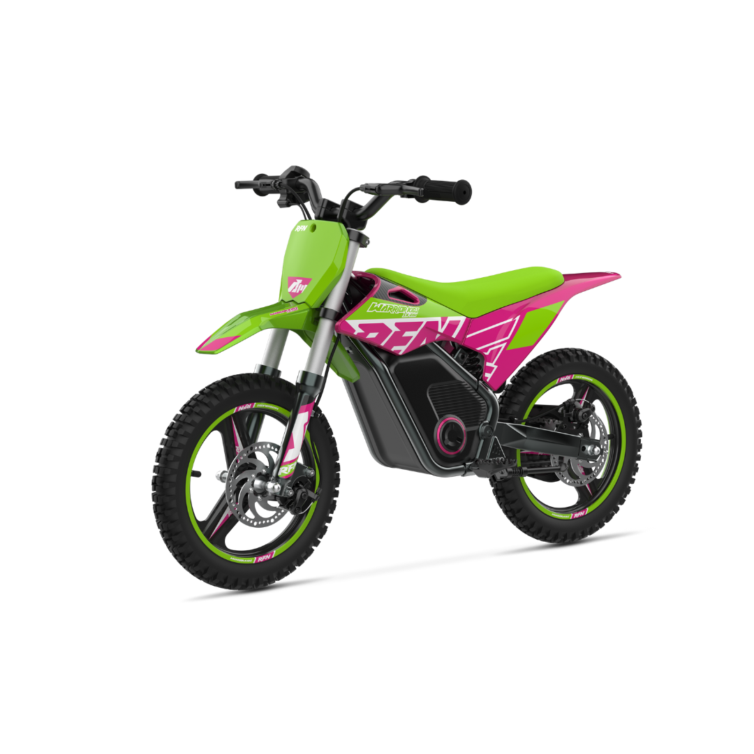 RFN Warrior SX-E400 Electric Bike - Green/Pink - Beyond PEV