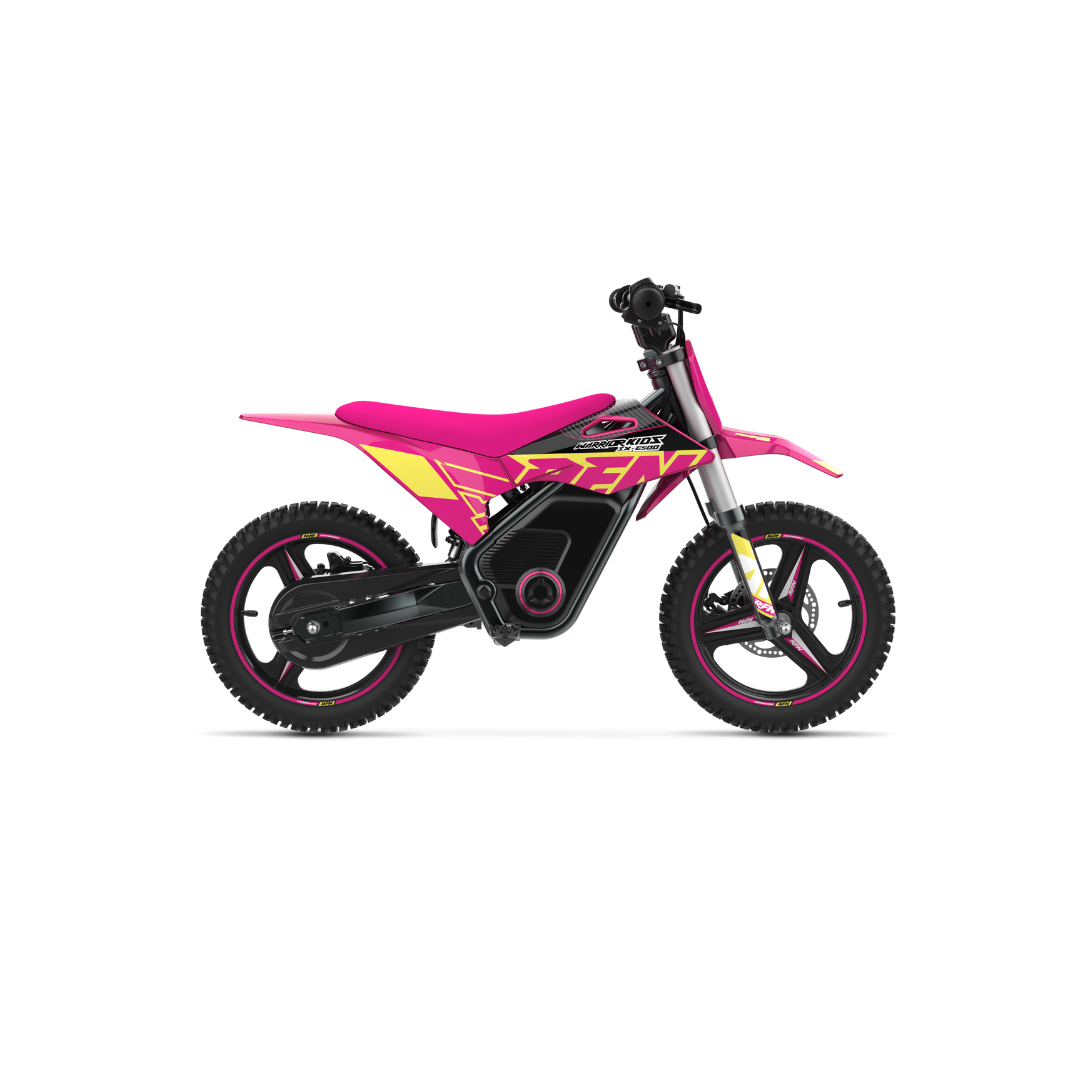 RFN Warrior SX-E400 Electric Bike - Pink/Yellow - Beyond PEV