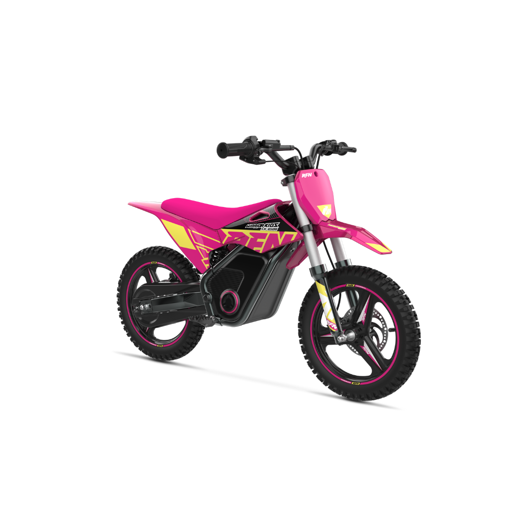 RFN Warrior SX-E400 Electric Bike - Pink/Yellow - Beyond PEV