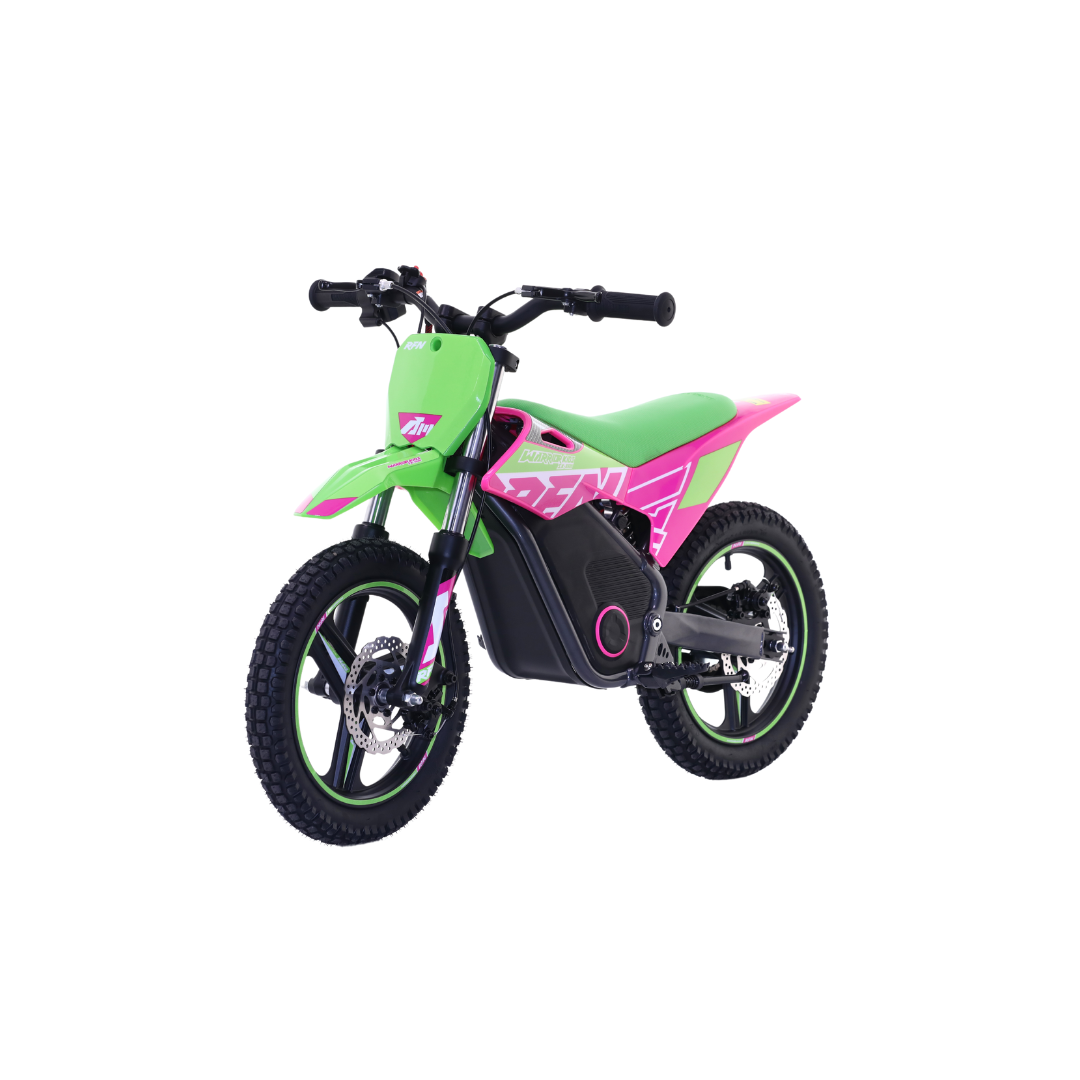 RFN Warrior SX-E500 Electric Bike - Green/Pink - Beyond PEV